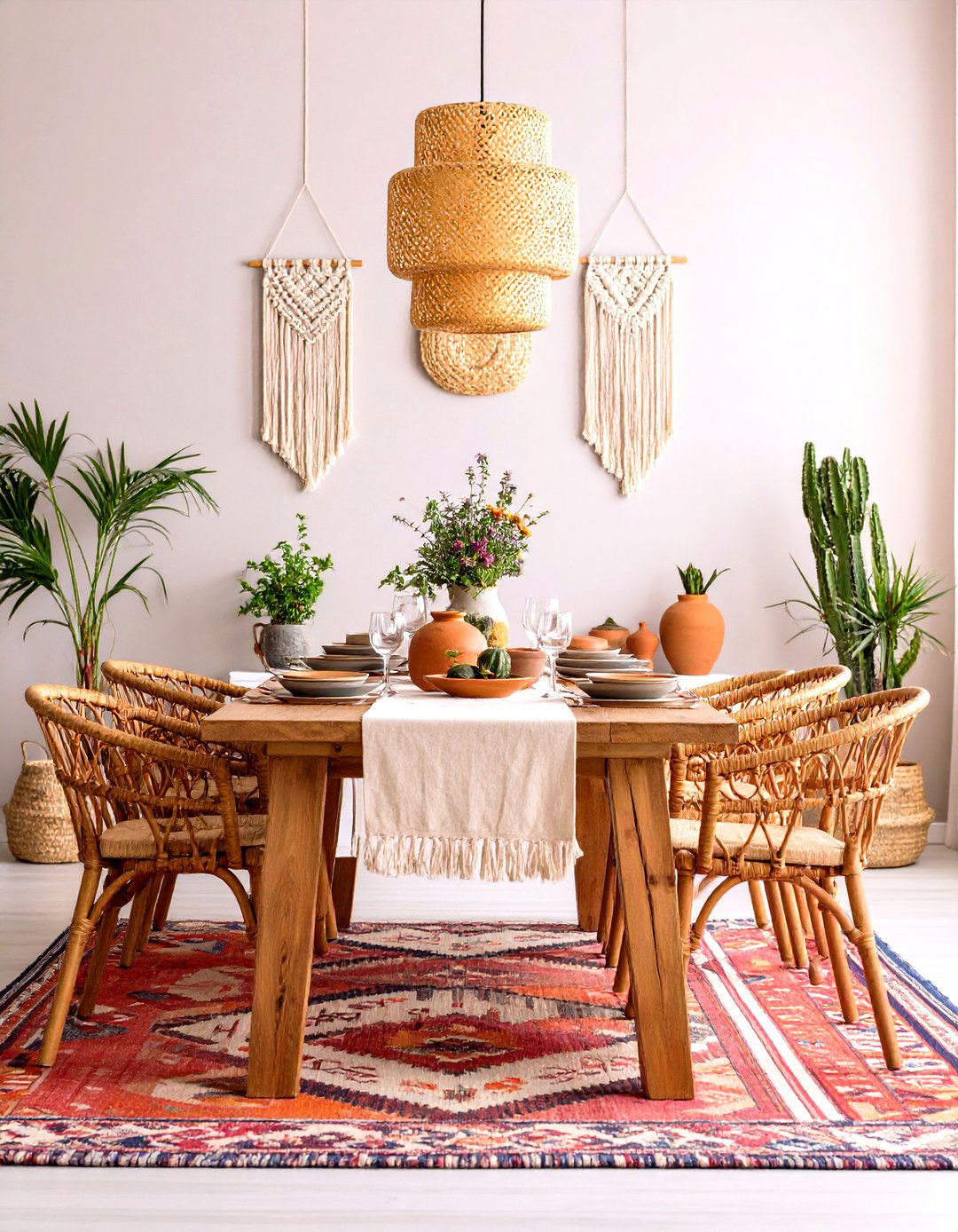 Bohemian Desert Dining Space - 24 Desert Themed Room Ideas