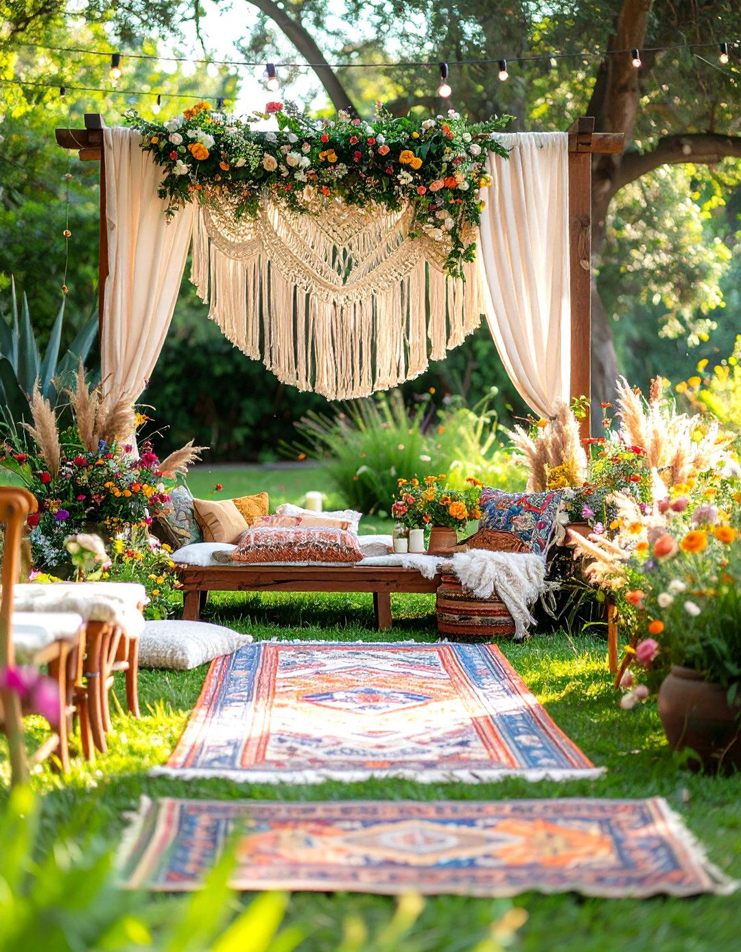 Bohemian Garden Wedding Style - 24 Wedding Theme Ideas