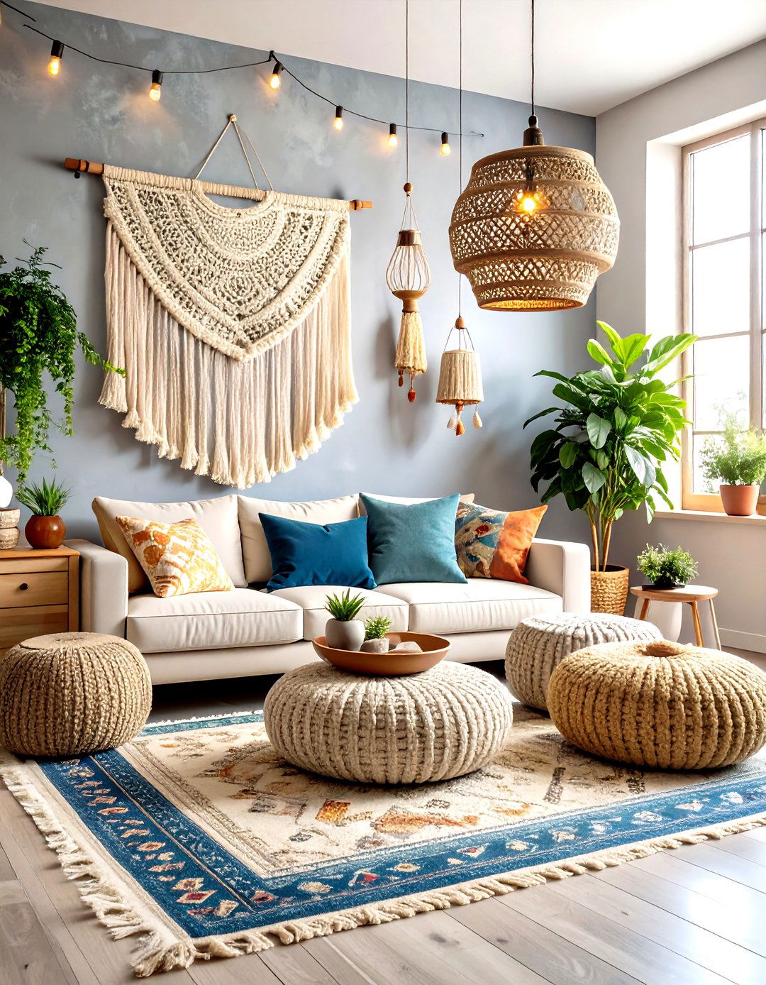 Bohemian Grey and Cream Living Room Ideas - 24 Grey and Cream Living Room Ideas