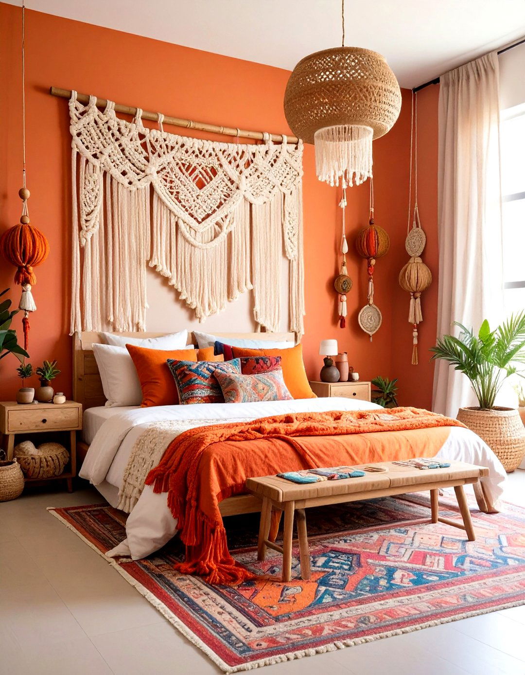 Bohemian Macrame Wall Art Collection - 24 Wall Decor Ideas