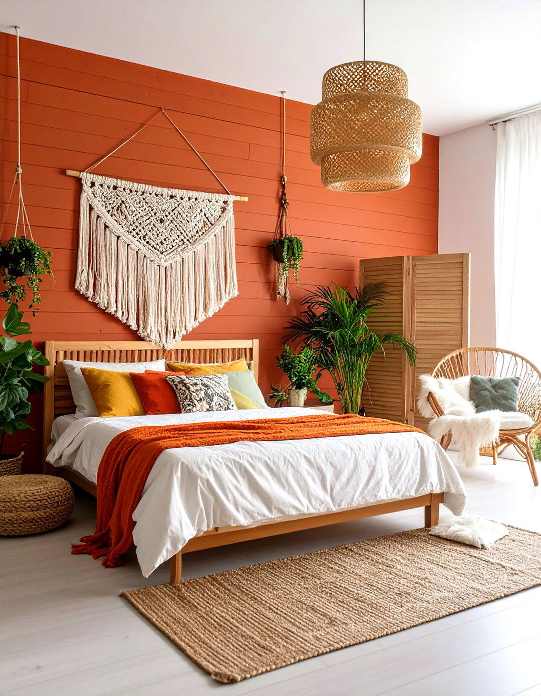 Bohemian Shiplap Bedroom Fusion - 24 Shiplap Bedroom Ideas