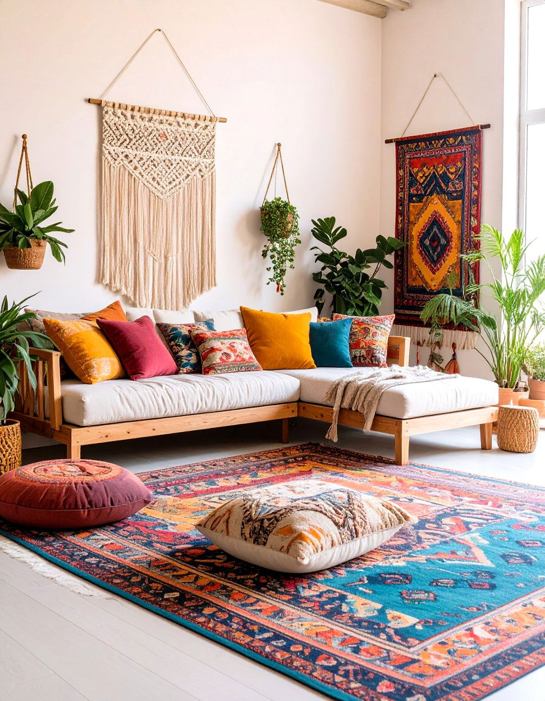 Bohemian Sunrise Lounge - 24 Morning Room Ideas