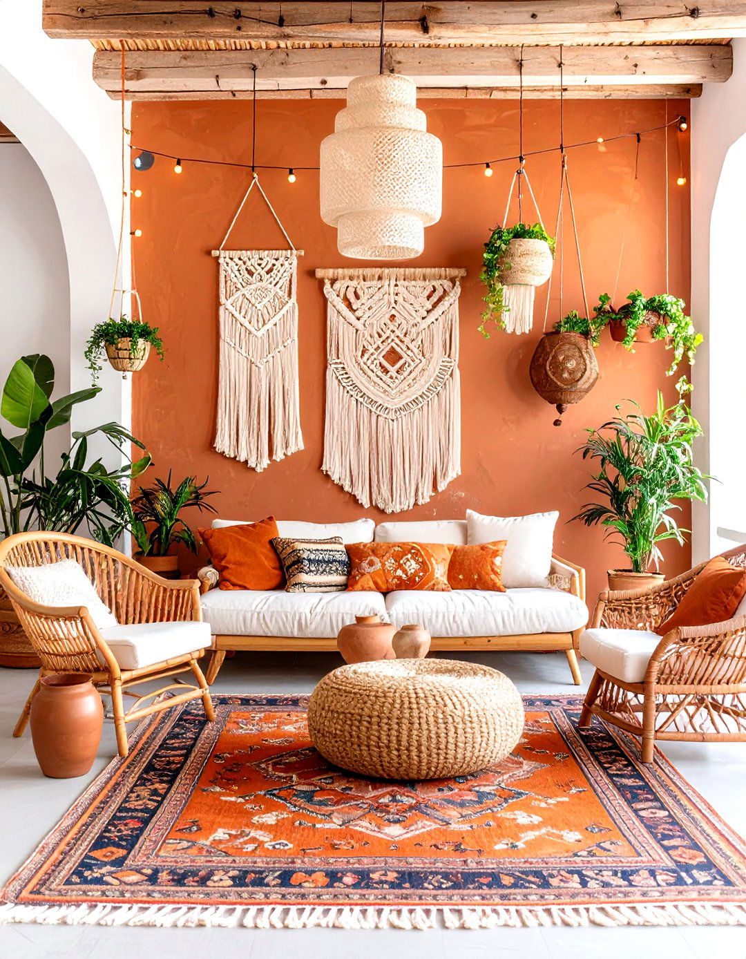 Boho Chic Living Space - 24 Aesthetic Room Ideas