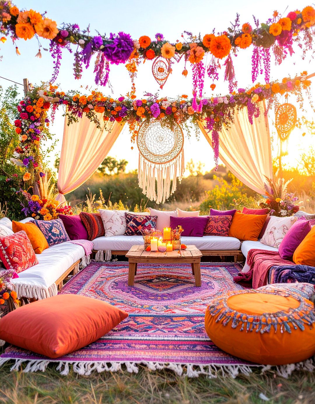 Boho Chic Outdoor Festival - 24 Wedding Shower Ideas