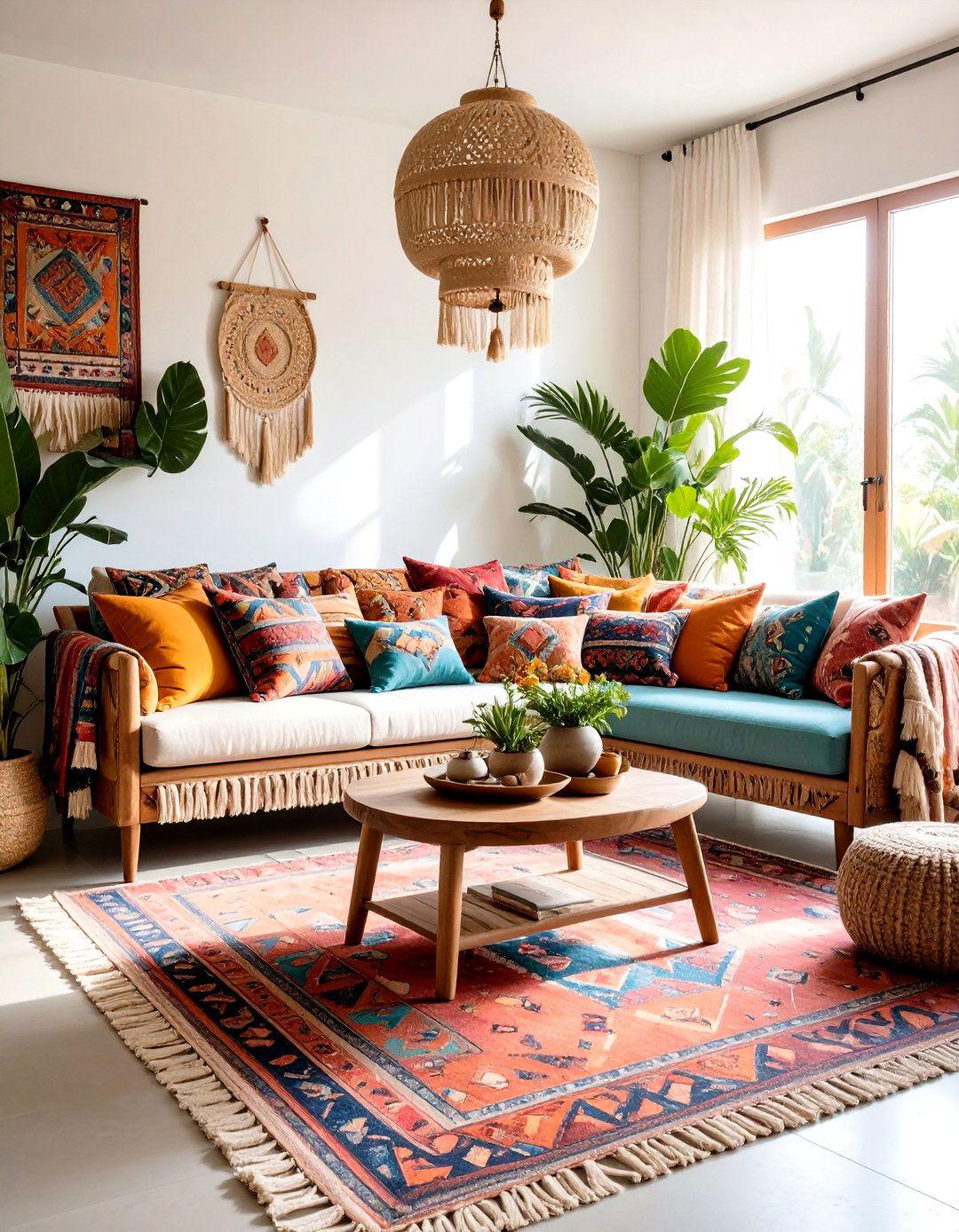 Boho Eclectic Style Couches - 24 Living Room Couch Ideas