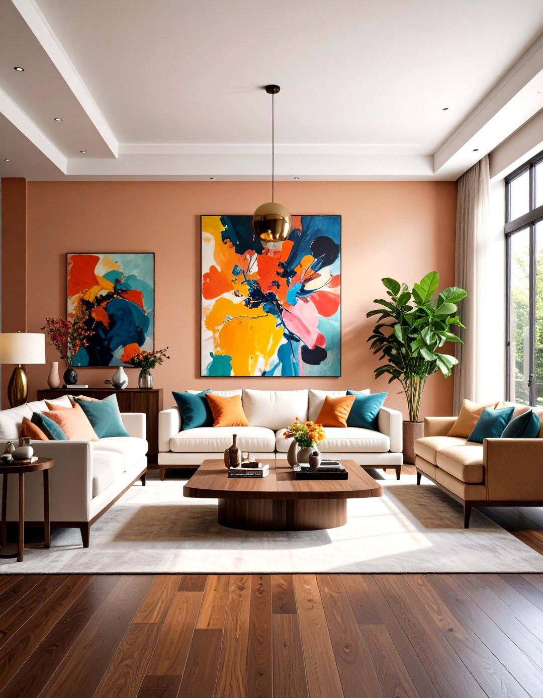 Bold Artwork Statement Walls
