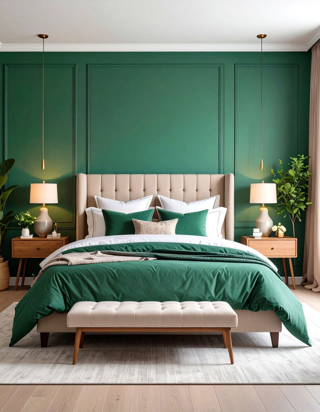 Bold Color Statement Guest Bedroom - 24 guest room ideas