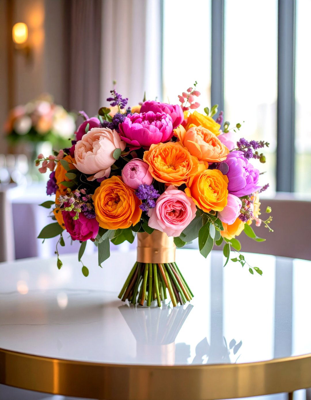 Bold Color Statement Wedding Bouquet - 24 Wedding Bouquet Ideas