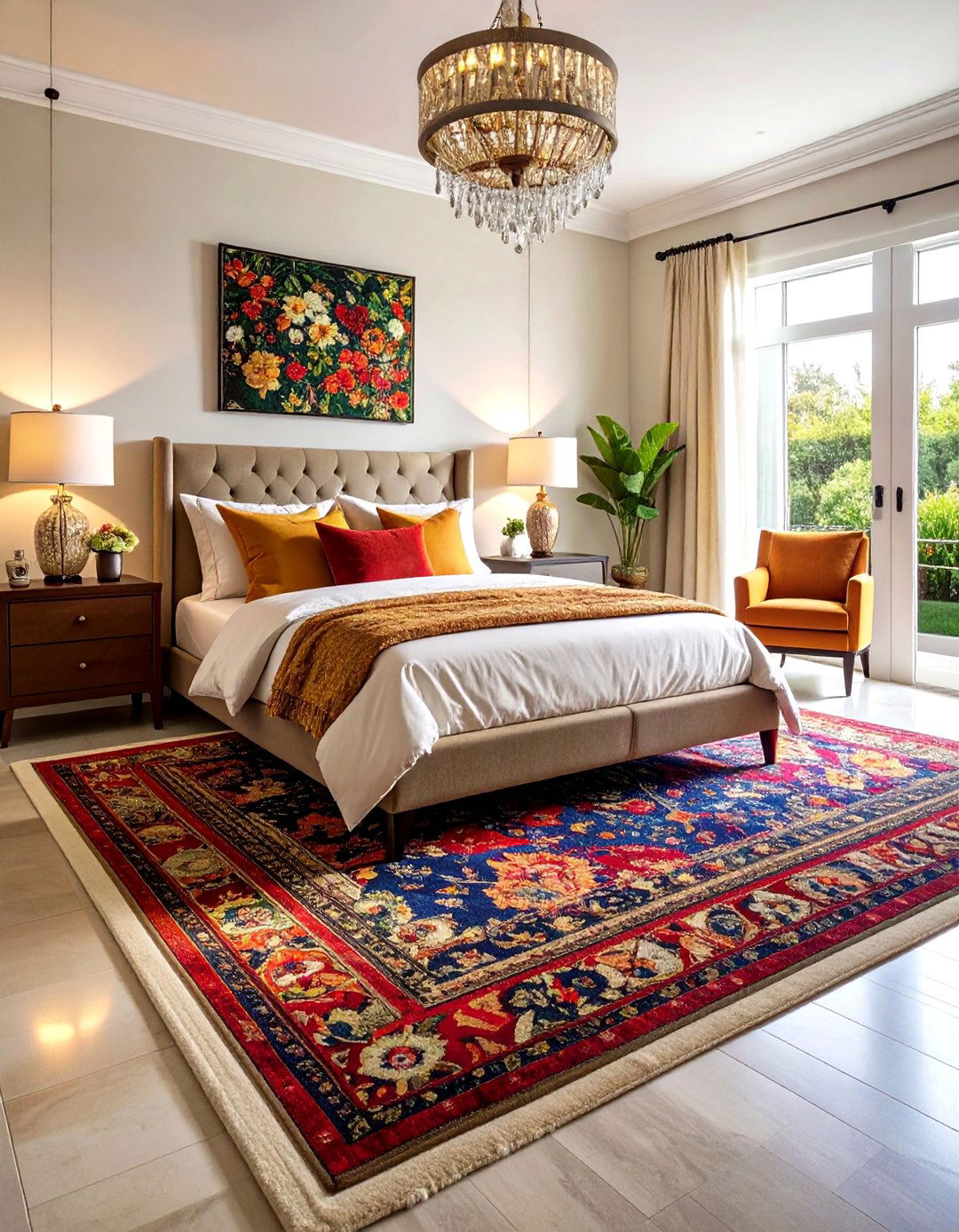 Bold Statement Bedroom Carpets - 24 Bedroom Carpet Ideas
