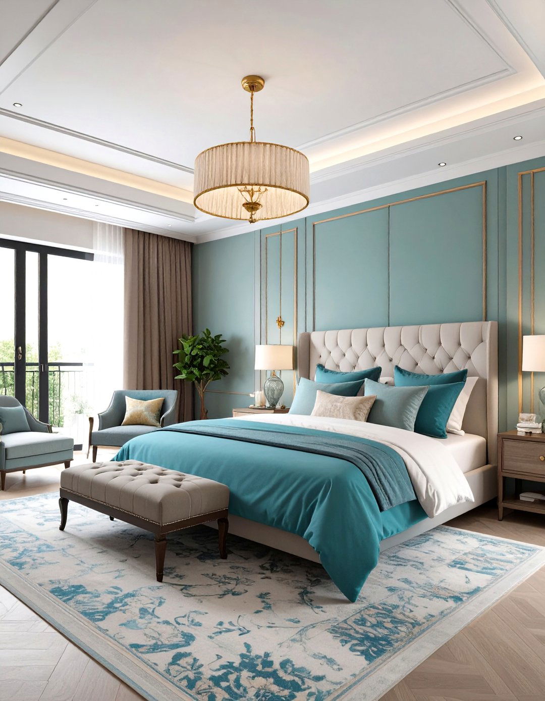 Bold Wallpaper Border Accents - 24 80s Bedroom Ideas