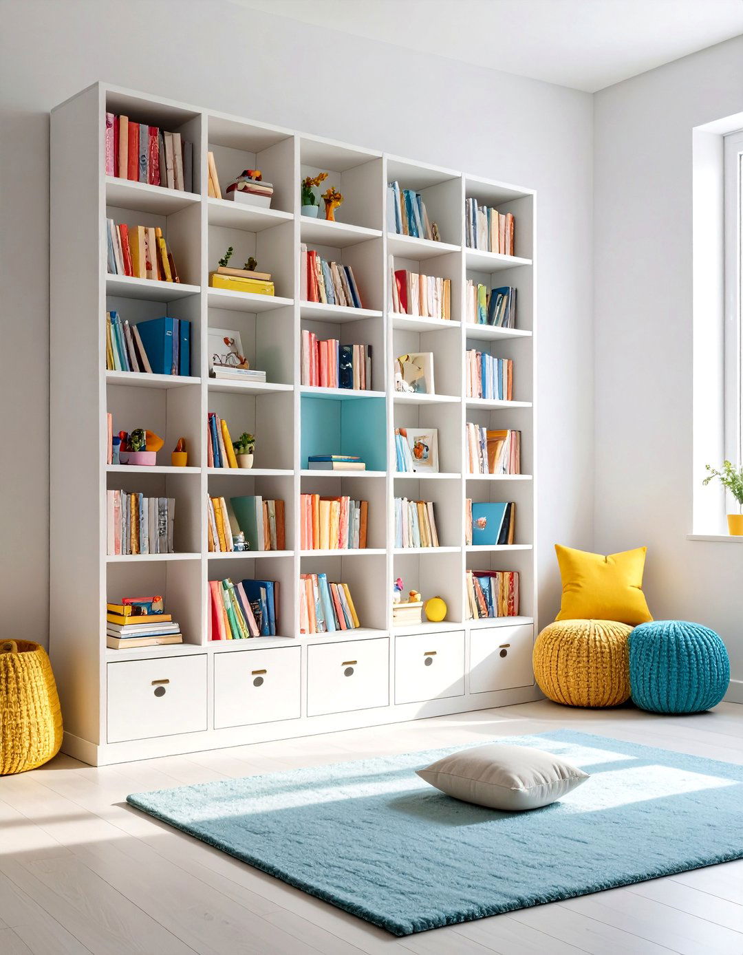 Book Display Storage - 24 Nursery Storage Ideas
