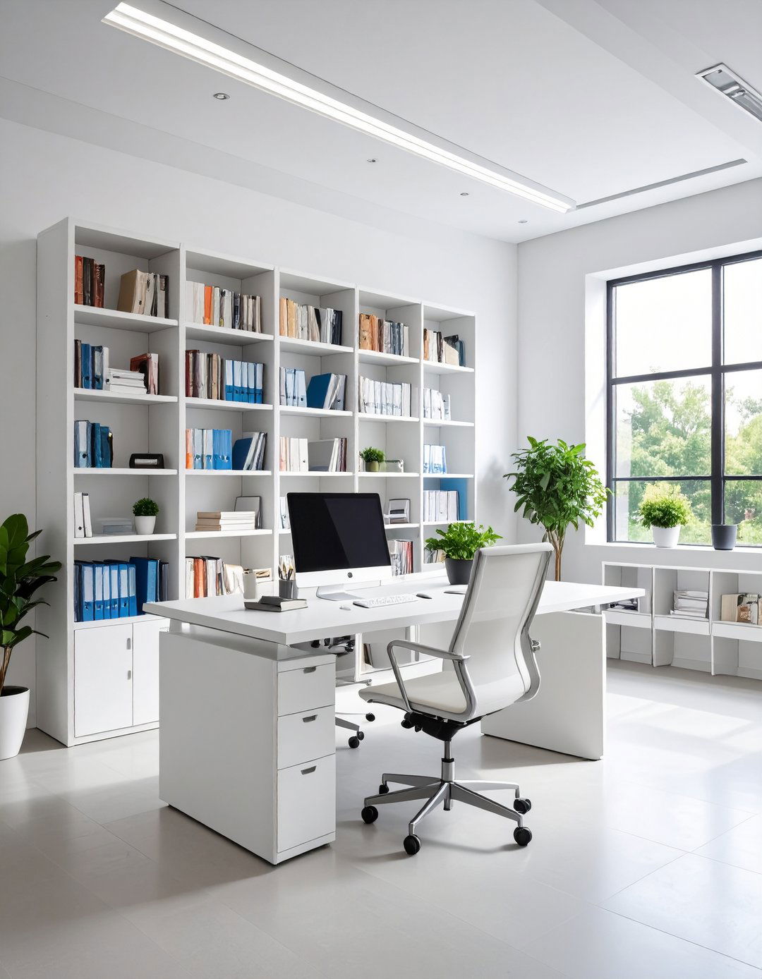 Bookshelf Room Divider Office - 24 Budget Home Office Ideas
