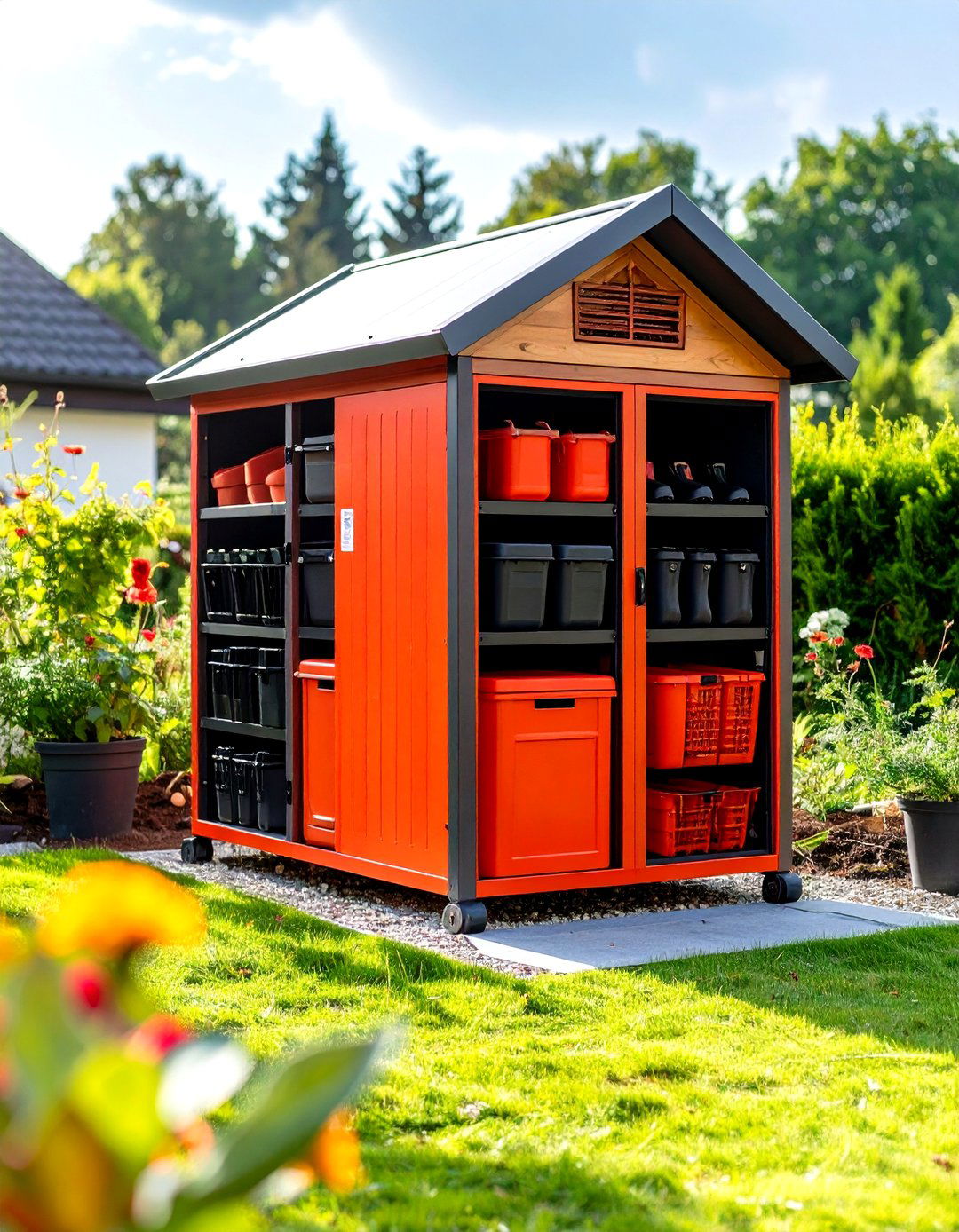 Boot Dryer Storage Combination - 24 Outdoor Shoe Storage Ideas