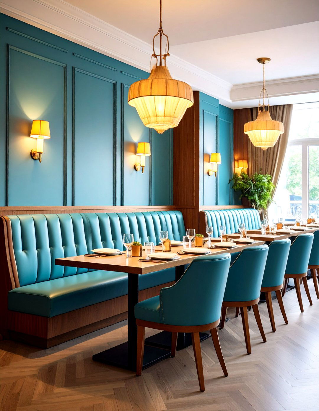 Booth Style Restaurant Banquette - 24 Banquette Seating Ideas