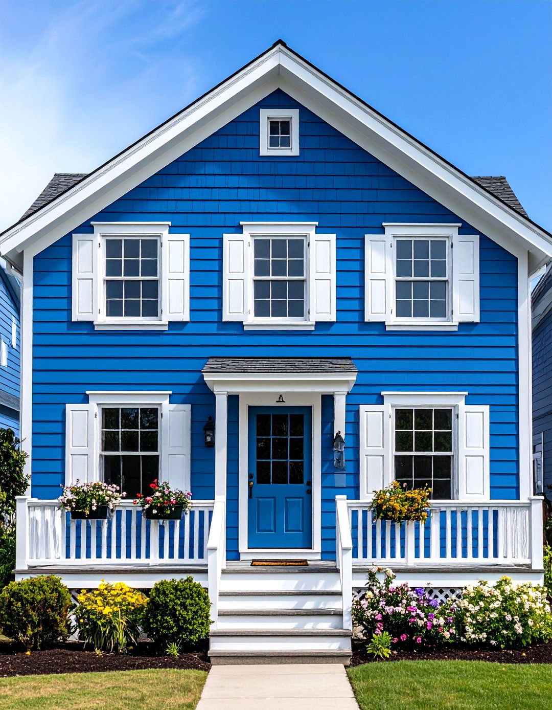 Boothbay Blue Maritime Heritage - 24 Board and Batten Siding Colors