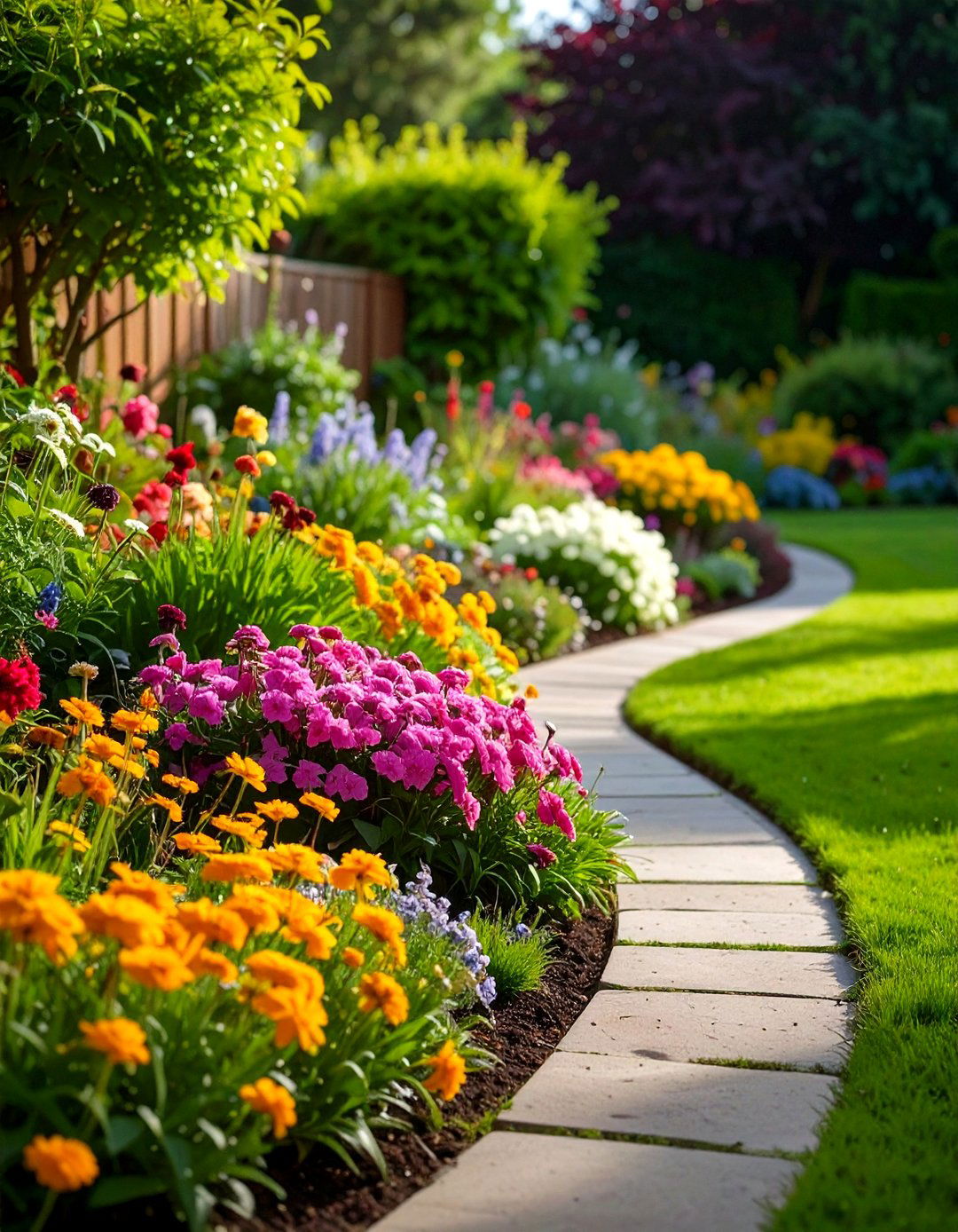 Border Flower Bed Edges - 24 Flower Bed Ideas