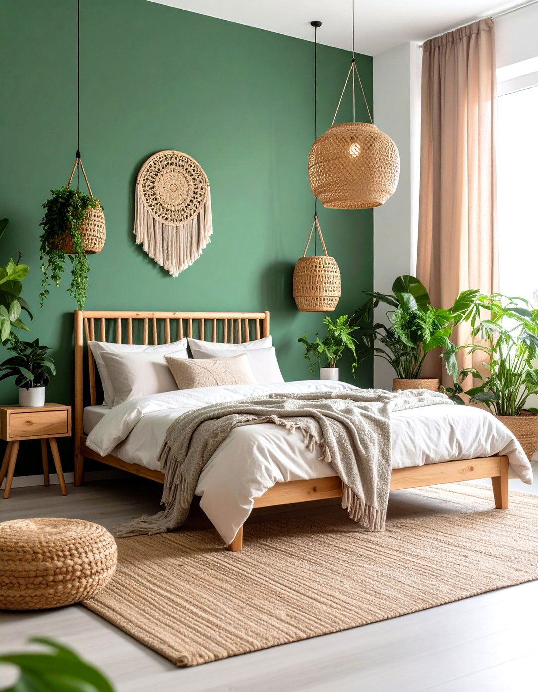 Botanical Plant Paradise Setup - 24 Green Bedroom Ideas