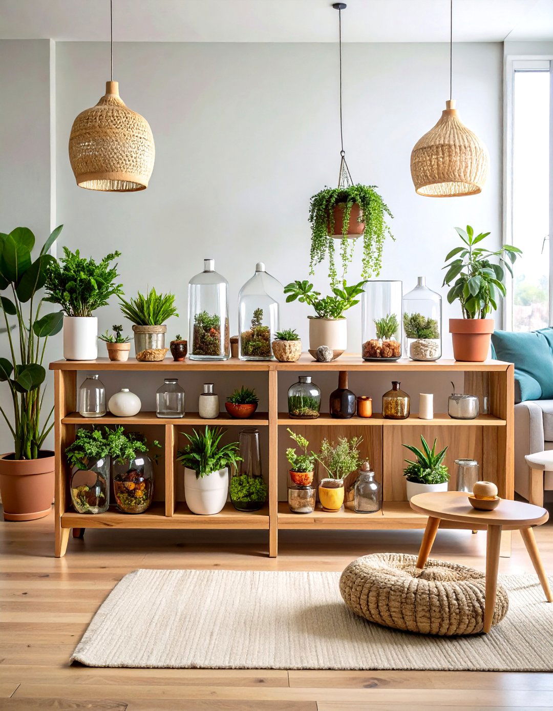 Botanical Specimen Collection - 24 Sofa Table Decor Ideas