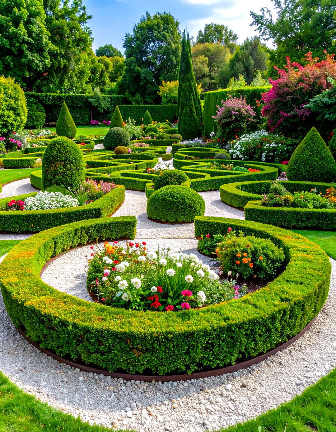 Boxwood Parterre Garden - 24 Formal Garden Ideas