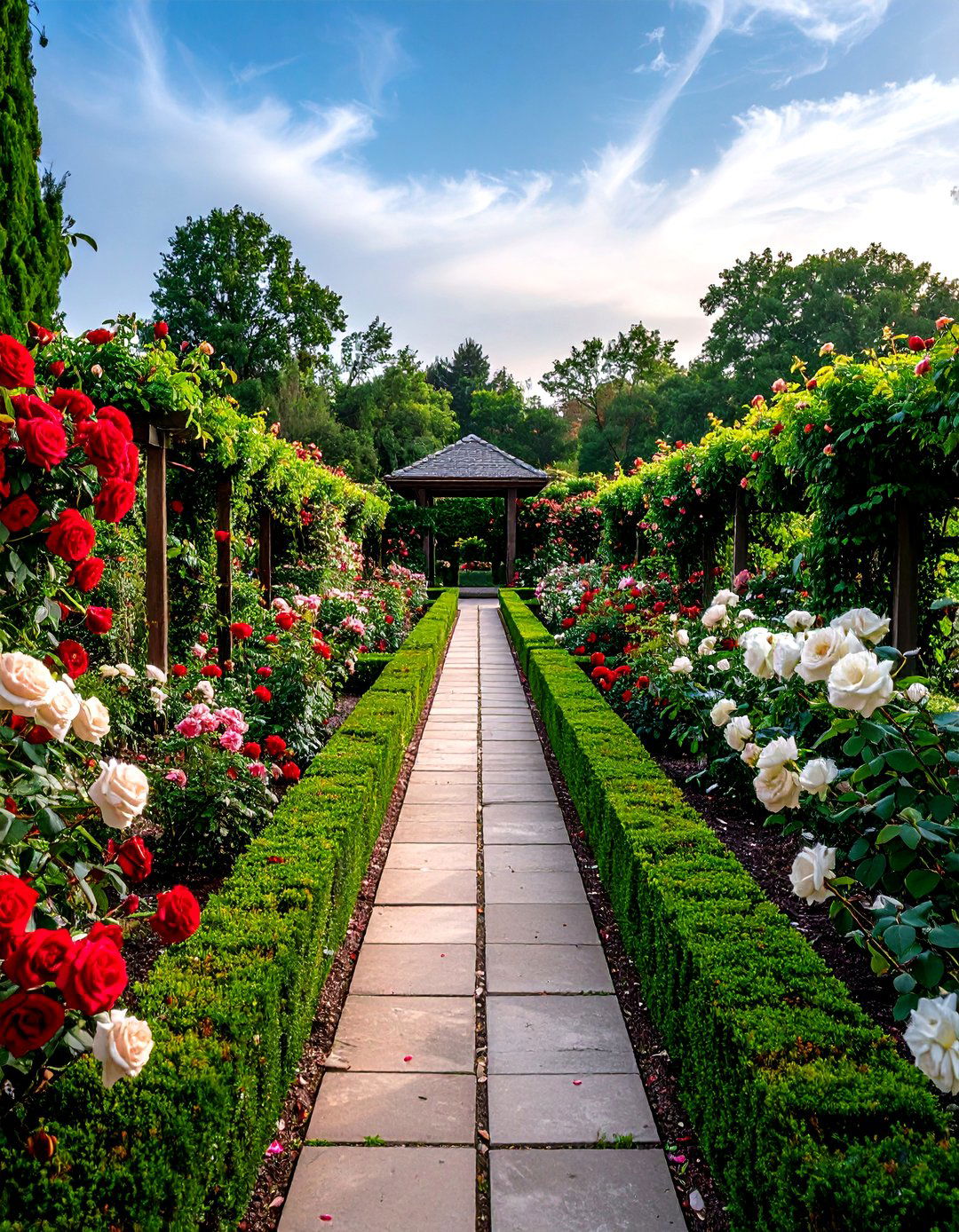 Boxwood and Rose Garden Romance - 24 Front Yard Boxwood Shrubs
