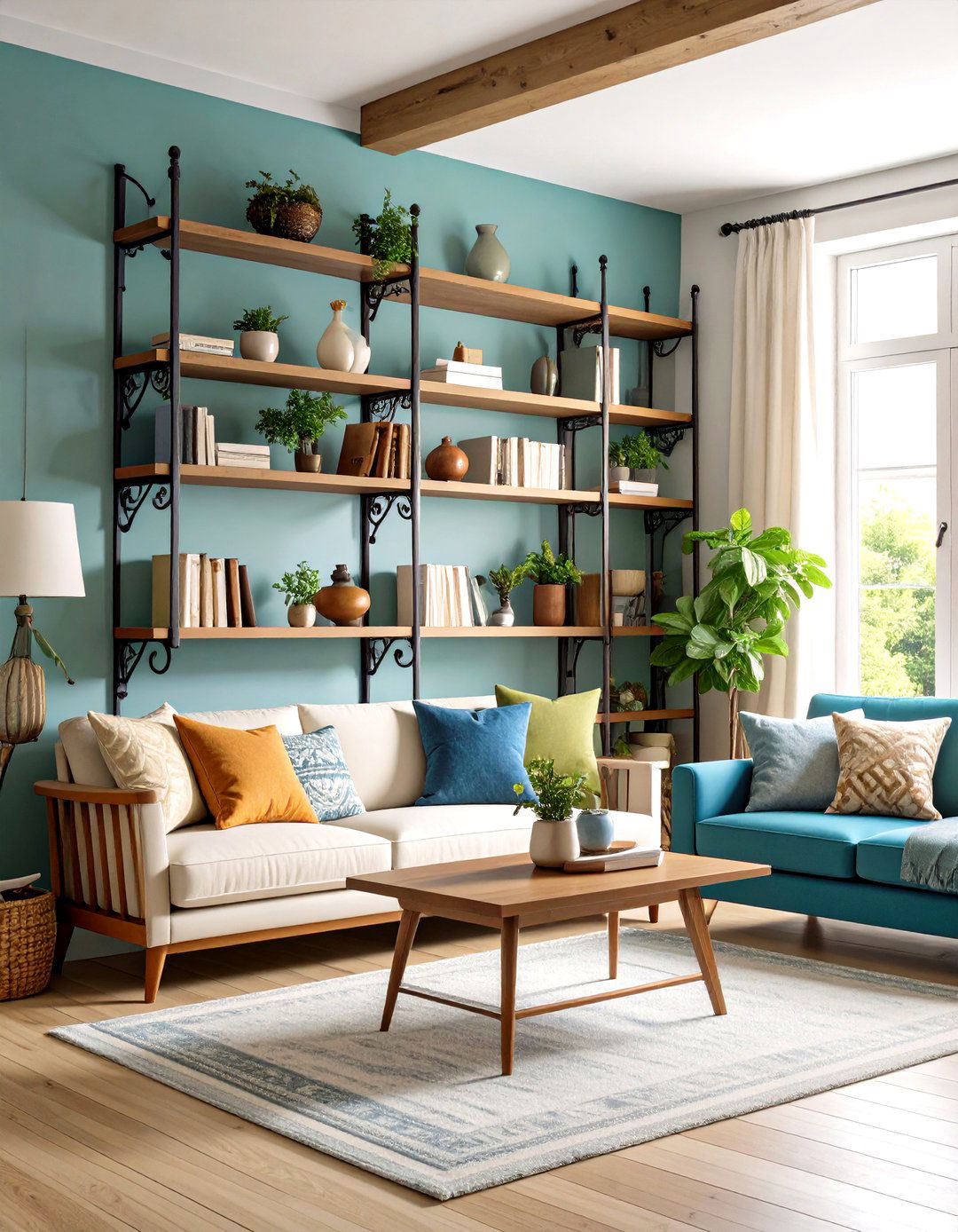 Bracket and Support Showcase - 24 Living Room Shelf Ideas