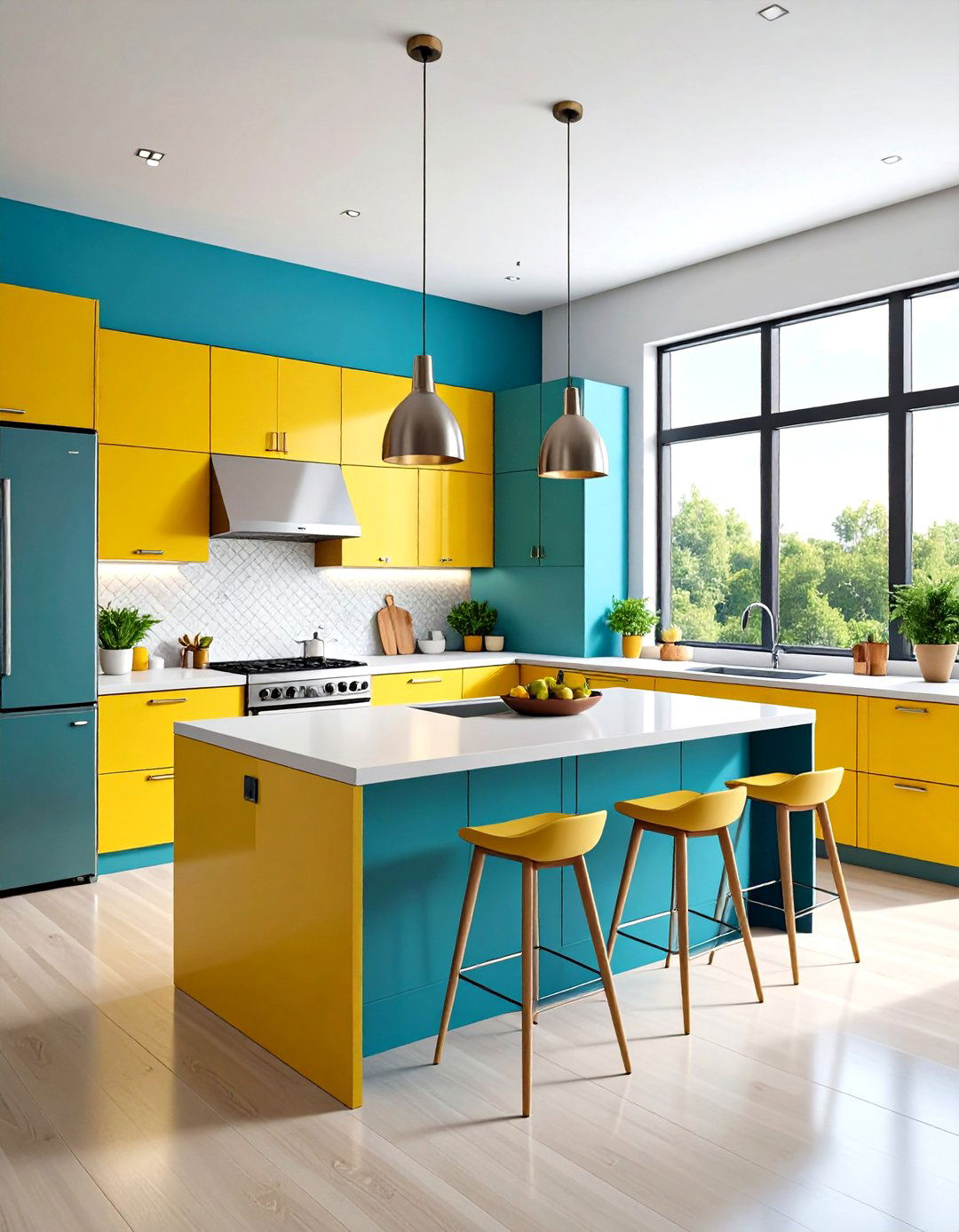 Brand Integrated Design Theme - 24 Office Kitchen Ideas