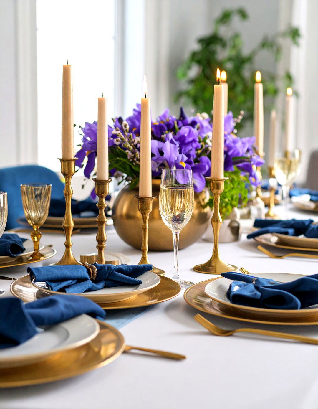 Brass Candlelit Dinner Experience - 24 21th Wedding Anniversary Ideas