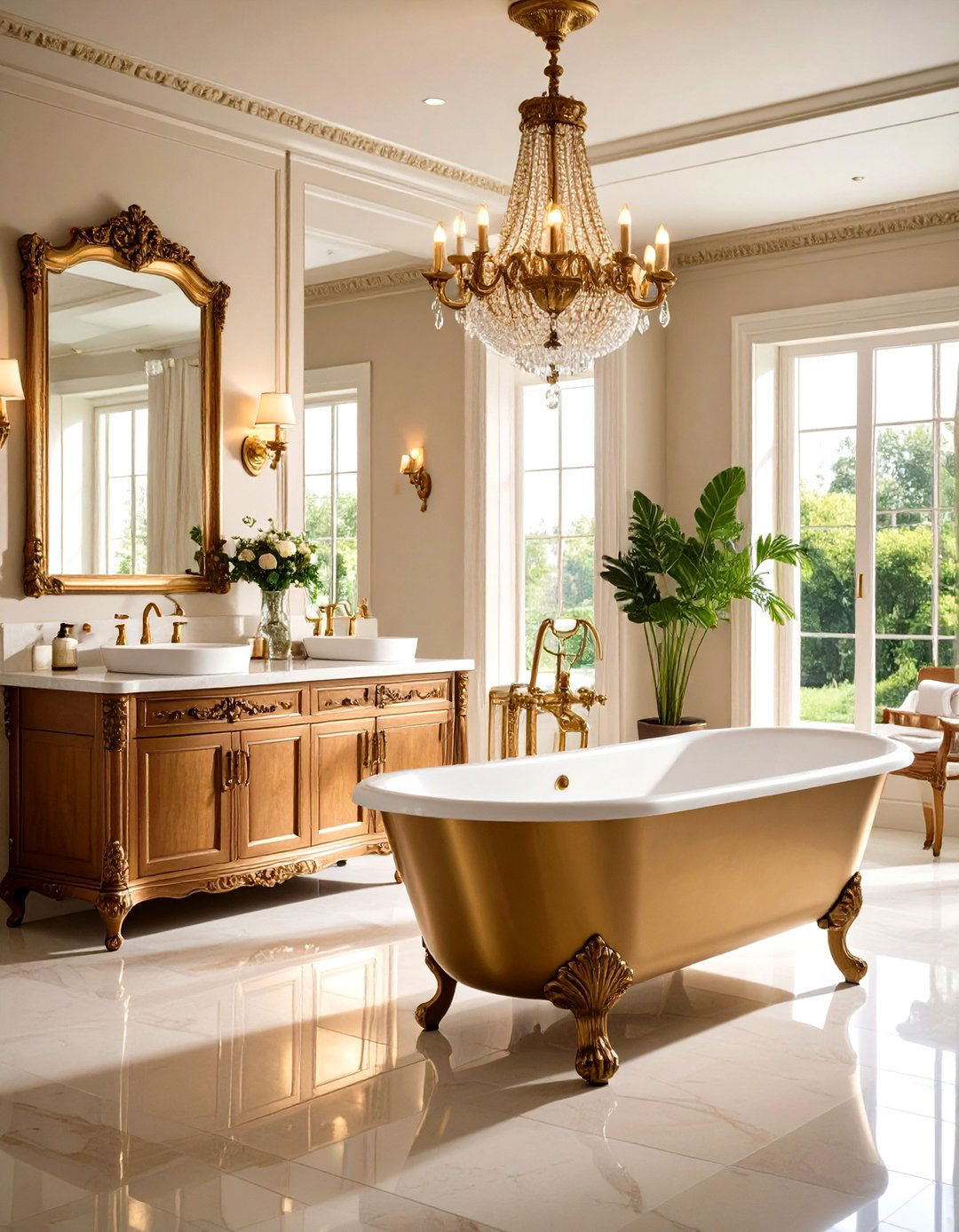Brass Fixtures and Hardware Collection - 24 Victorian Bathroom Ideas