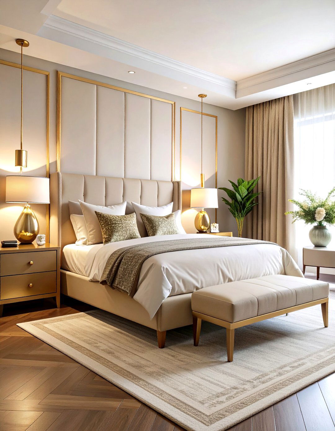 Brass Hardware Details Bedroom - 24 Blair Waldorf Bedroom