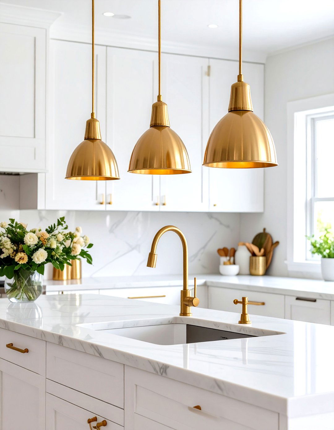 Brass Kitchen Sink Pendant Lighting Fixtures - 24 Kitchen Sink Lighting Ideas