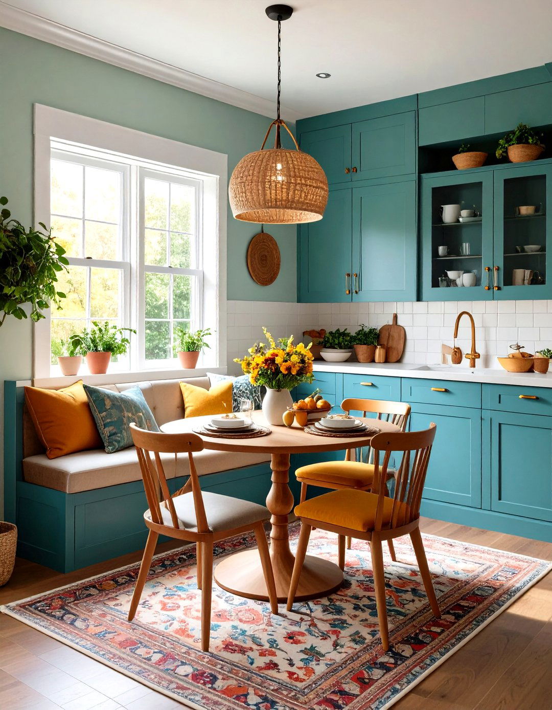 Breakfast Nook Cozy Seating - 24 Beadboard Wall Ideas