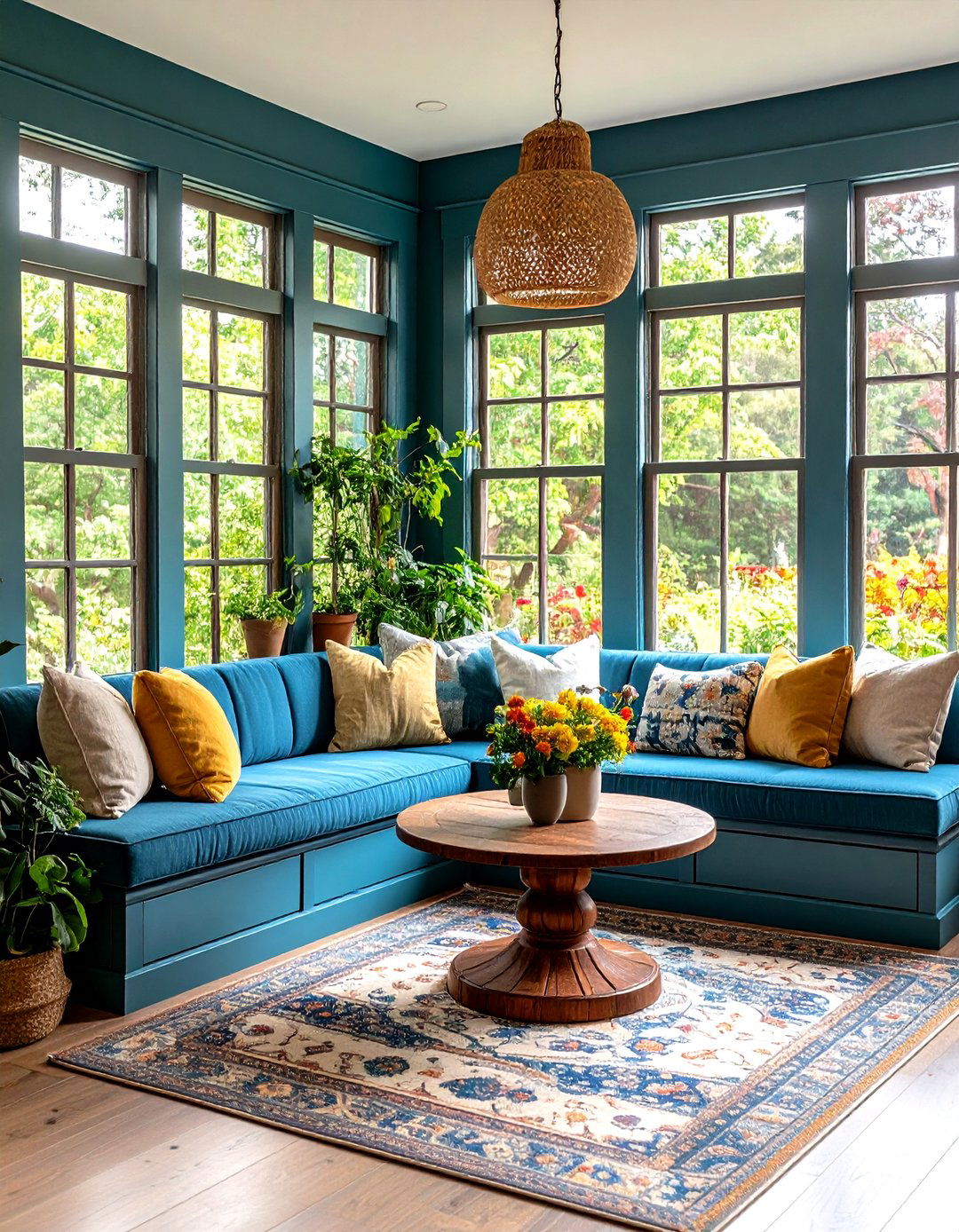 Breakfast Nook Craftsman Style with Built in Seating - 24 Craftsman Dining Room Ideas