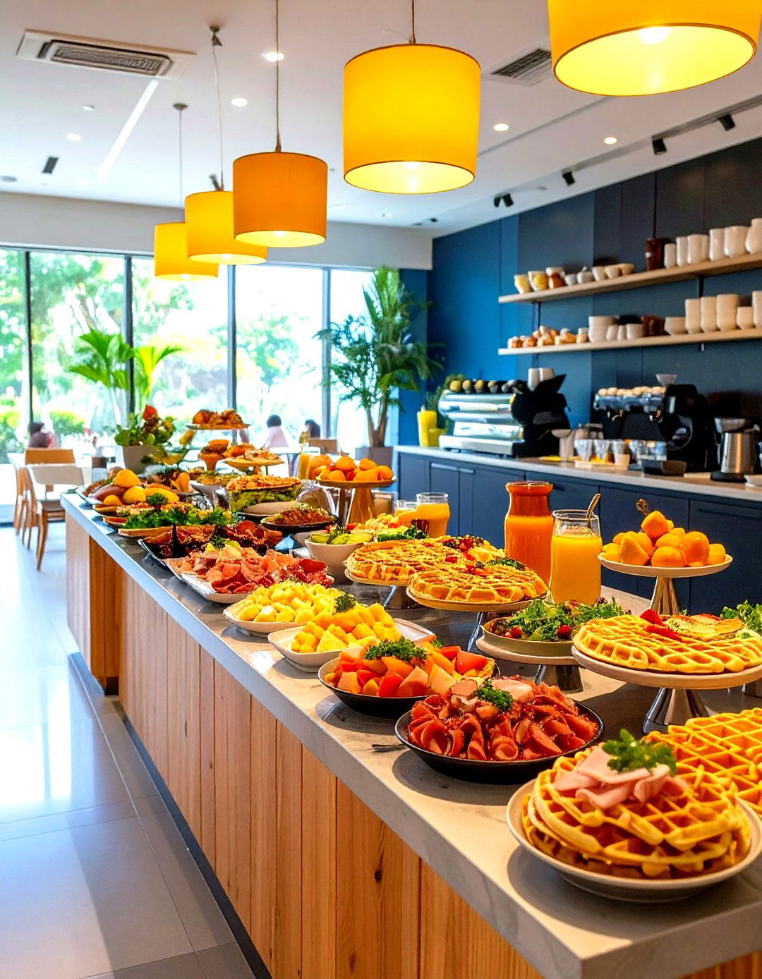 Breakfast for Dinner Bar - 24 Wedding Food Ideas