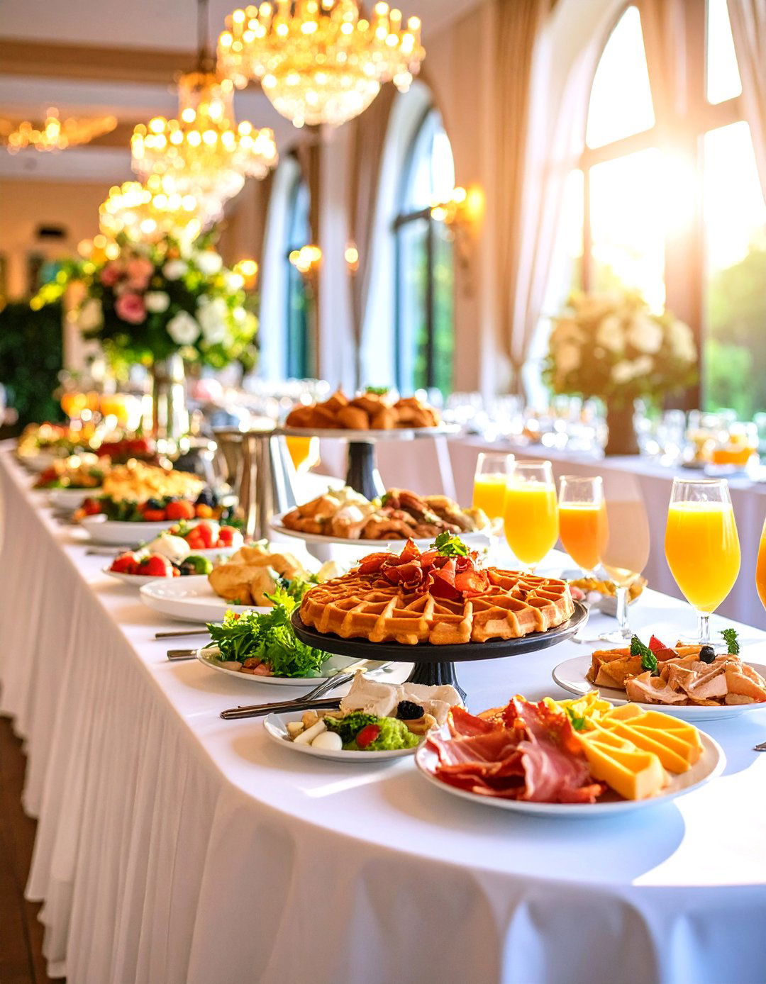 Breakfast for Dinner Buffet Theme - 24 Wedding Buffet Ideas