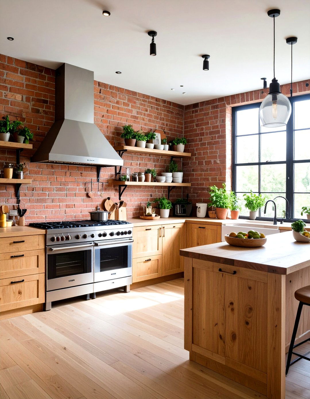 Brick Kitchen Backsplash Extension - 24 Brick Accent Wall Ideas
