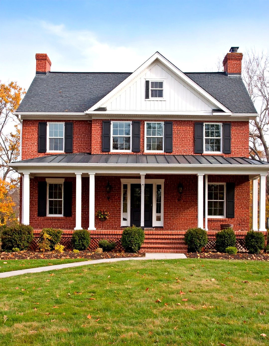 Brick and Board Batten Combination Design