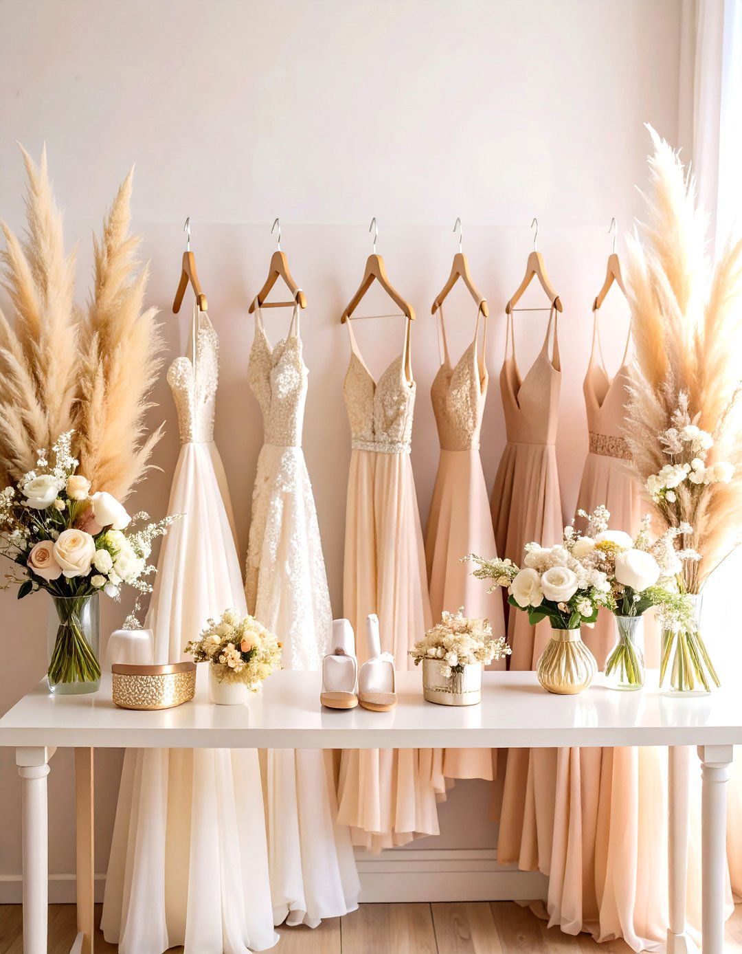 Bridal Party Accessories - 24 Pampas Grass Wedding Decor Ideas