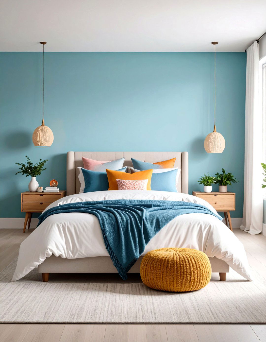 Bright Color Pop Design - 24 Student Bedroom Design Ideas