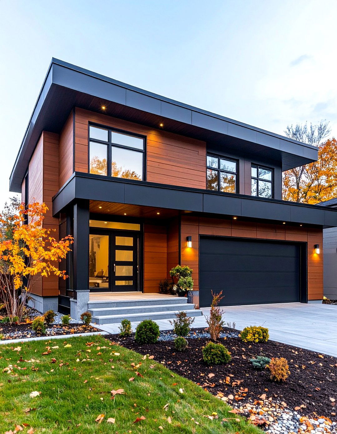 Bronze Brown Exterior Color Palette