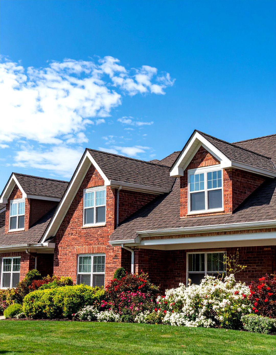 Brown Brick Dormer Treatments - 24 Brown Brick Exterior Home Ideas