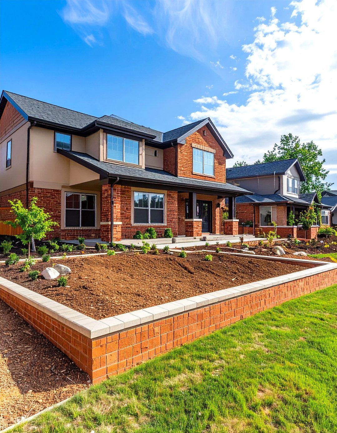 Brown Brick Foundation Statements - 24 Brown Brick Exterior Home Ideas