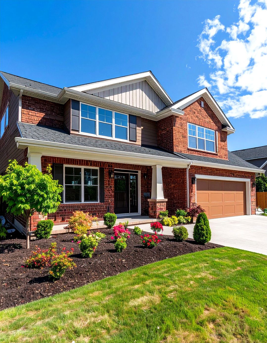 Brown Brick Ranch Modernization - 24 Brown Brick Exterior Home Ideas