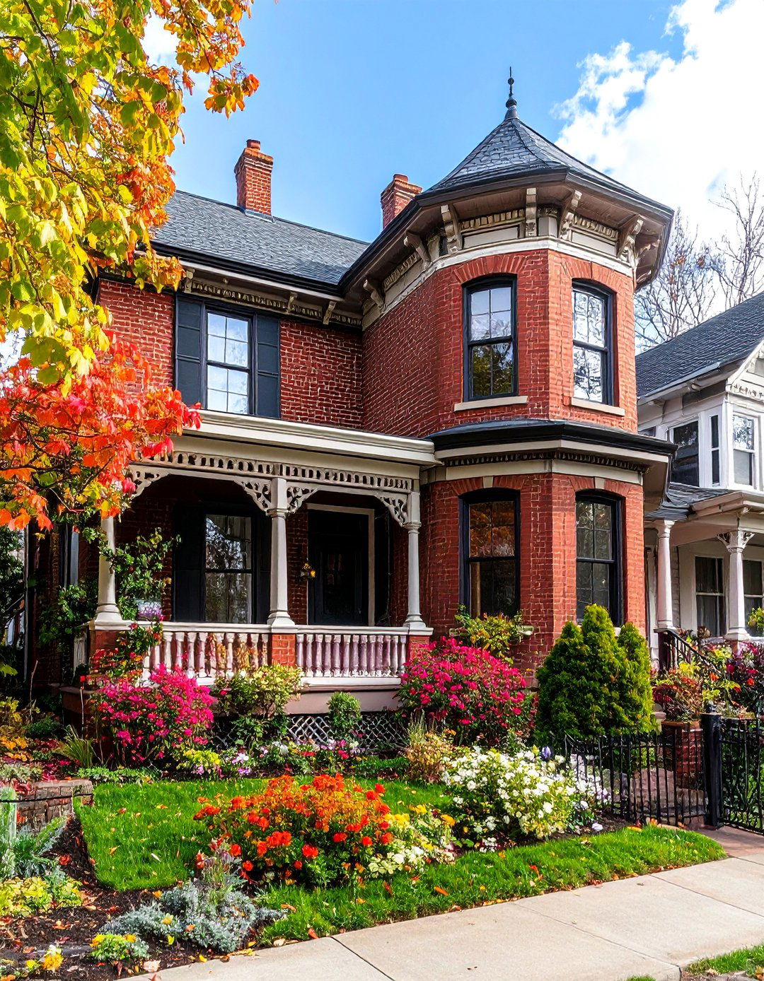 Brown Brick Victorian Restoration - 24 Brown Brick Exterior Home Ideas