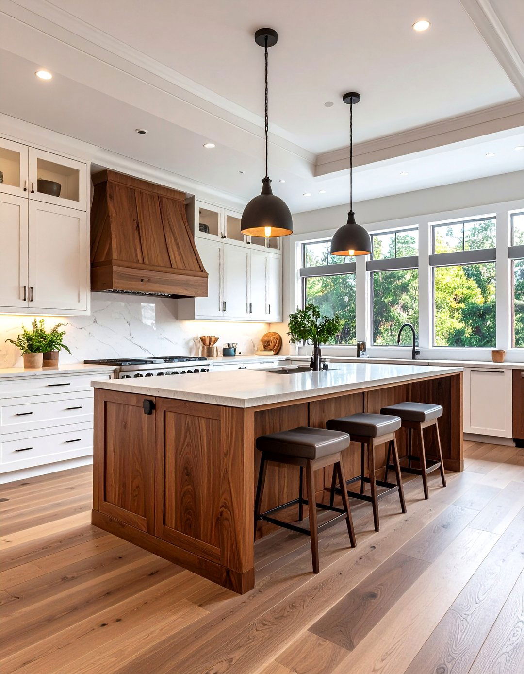 Brown Kitchen Island Design Ideas - 24 Brown Kitchen Ideas