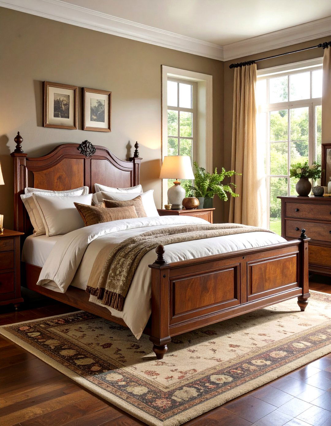 Brown Vintage Antique Bedrooms - 24 Brown Bedroom Ideas