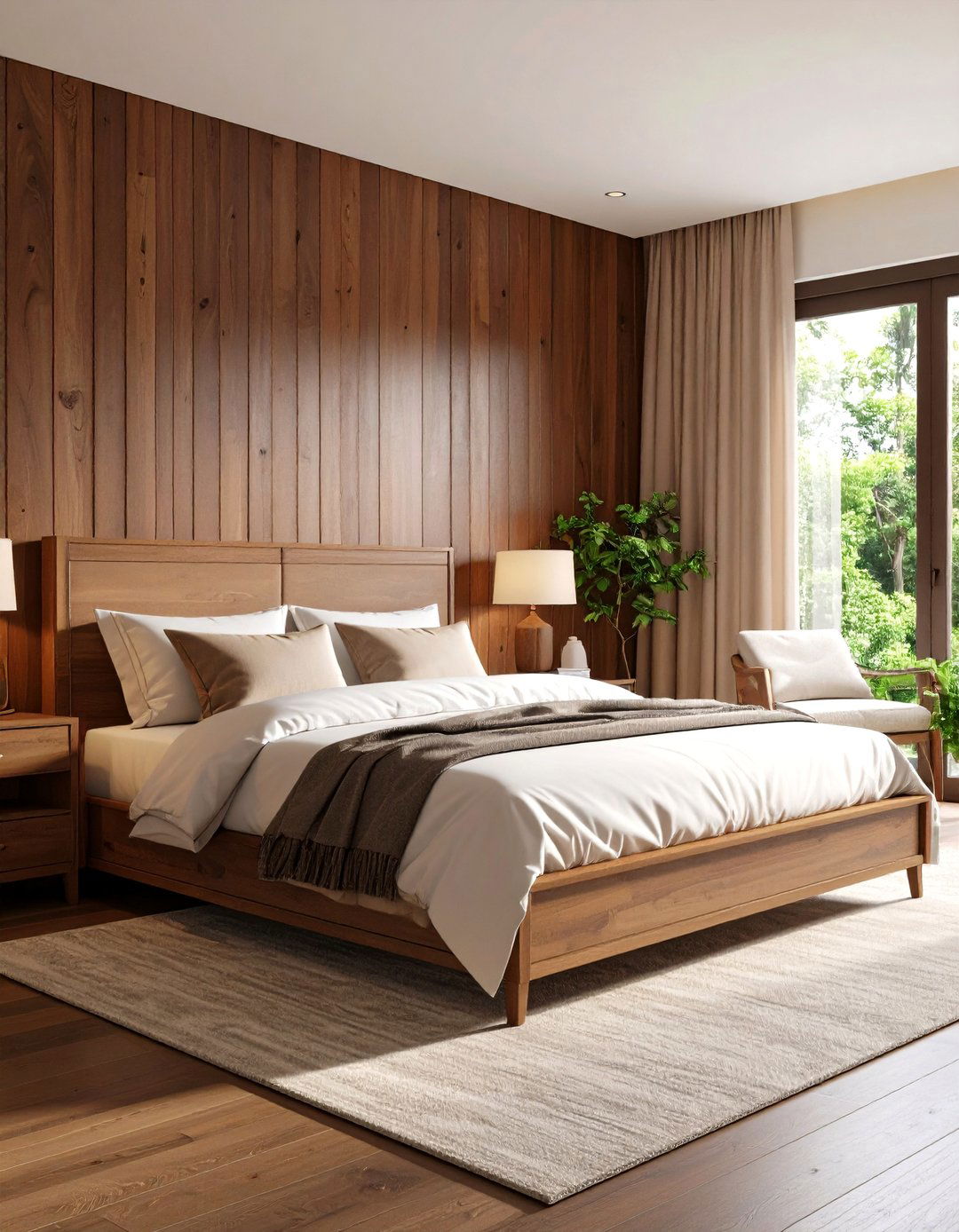 Brown Wood Panel Bedrooms - 24 Brown Bedroom Ideas