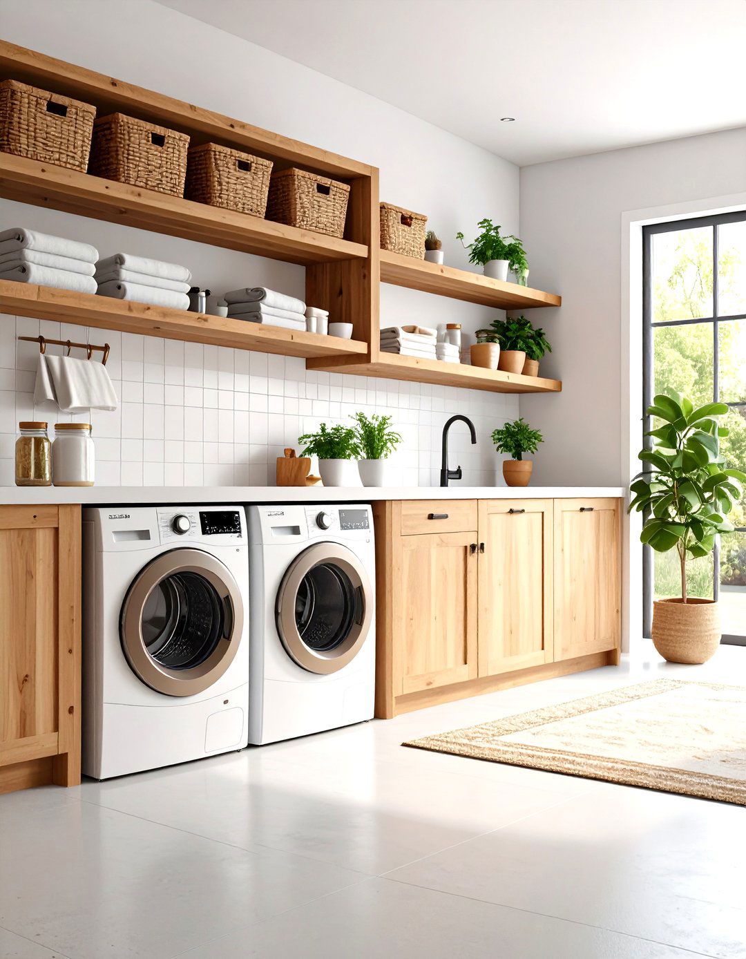 Budget Friendly DIY Garage Laundry Setup - 24 Garage Laundry Room Ideas