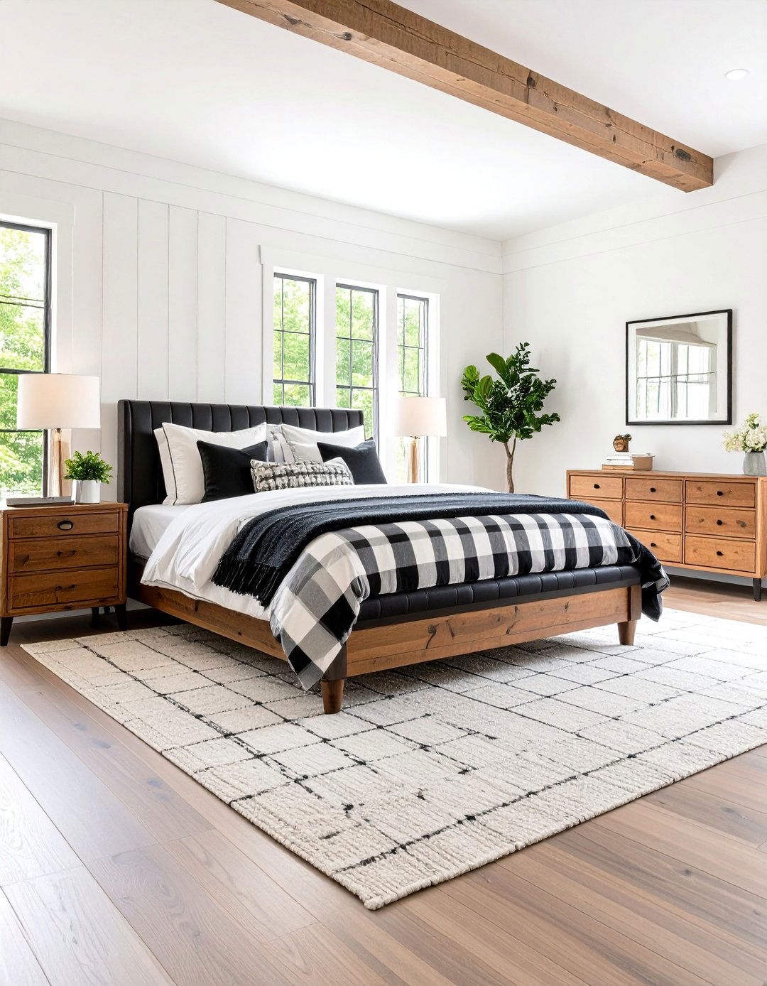 Buffalo Check Bedroom - 24 Western Bedroom Ideas
