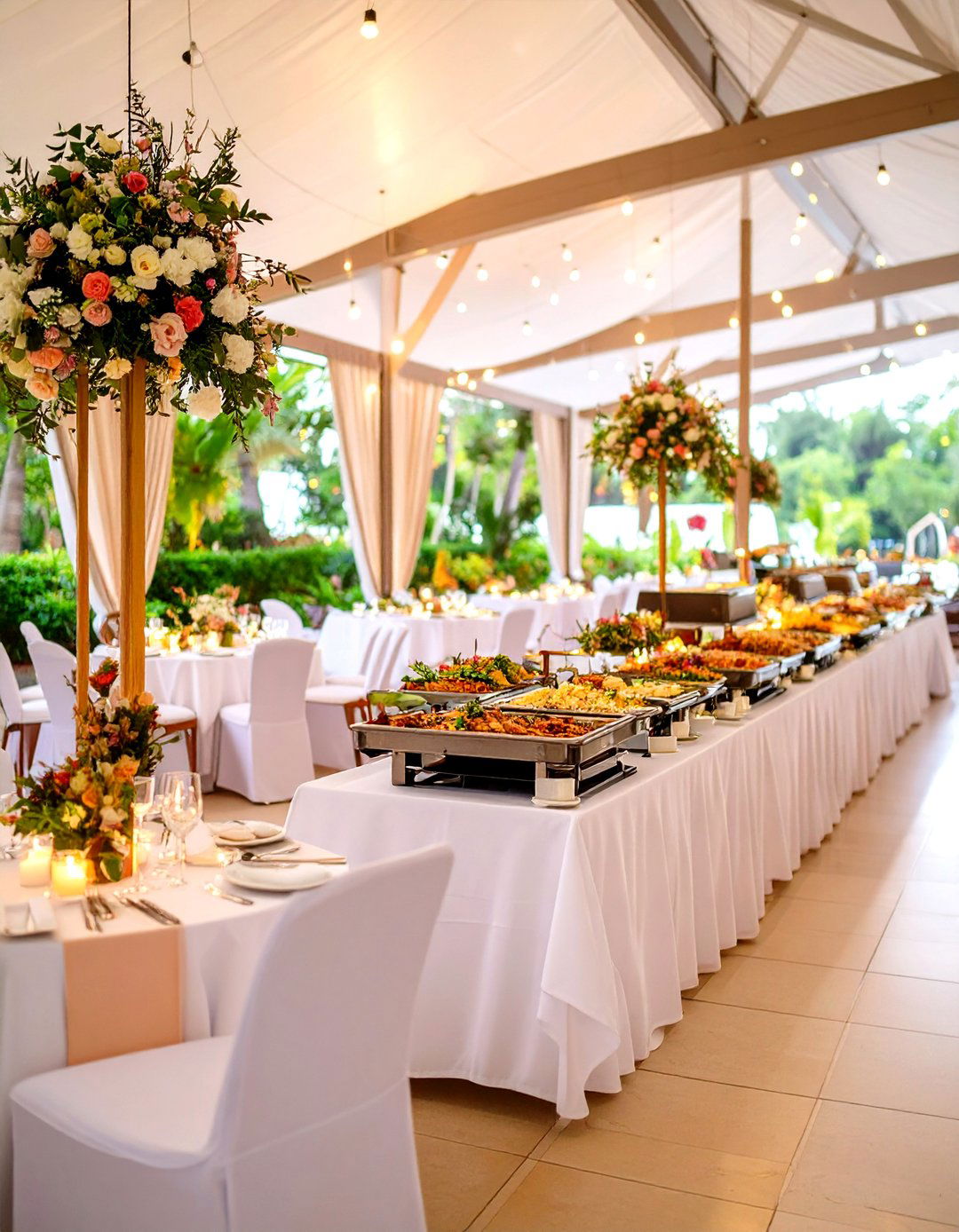 Buffet Style Casual Dining - 24 Casual Wedding Ideas