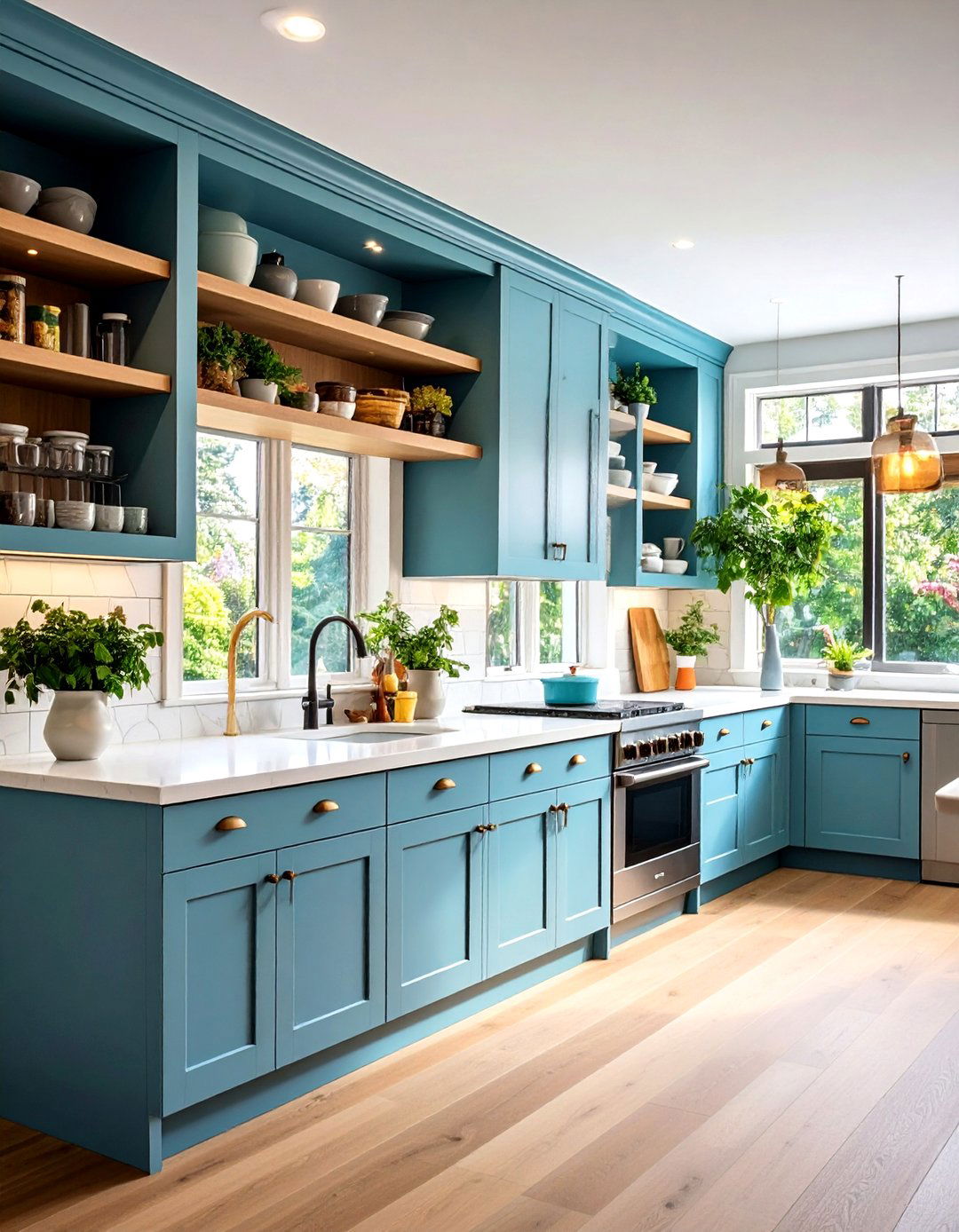 Built In Alcove Shelving - 24 Open Shelving Kitchen Ideas